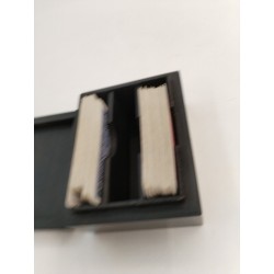 Coffret Jeux De Cartes As De Pique Bois Laqué Noir Boite Carte Jeu