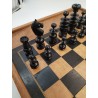 Coffret Bois Ancien Jeux D'échecs Regence Backgammon Tric Trac Jacquet Jeu