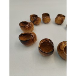 Lot De 10 Coquilles Godets A Escargots Escargot Céramique Grès Cuisson