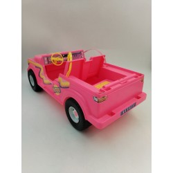 Barbie 1990 Mattel 4x4 Voiture Jeep Jouet Rose Fluo