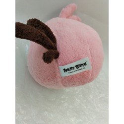 Peluche Neuve Stella ANGRY BIRDS oiseau Rose 25 cm Velours Neuf 