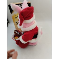 Duracell Santa Bunny Grande Figurine Peluche Électronique Articulée Publicité 