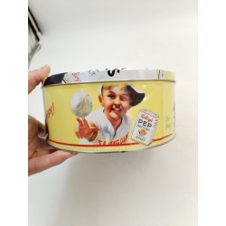 alinea boite a biscuit Métal ronde corn flakes kellogg's vintage 20 Cms 
