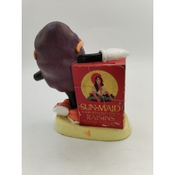 Tirelire Vintage 1987 Pub Sun Maid Raisins Raisin Figurine