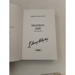 BEAU LIVRE JOHNNY HALLYDAY DESTROY AUTOBIOGRAPHIE MICHEL LAFON