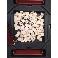 Scrabble Deluxe Mattel Jeux Jeu De Société Bois