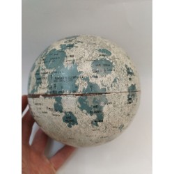 La Lune Scan Globe Denmark Globes Lunaire Métal