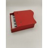 Baby Grand Piano A Queue Bois Rouge Jouet Musique Instrument Clavier