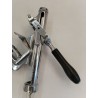 Tire Bouchon Automatique Ouvre Bouteille Vin Bar Comptoir Chrome Levier Étaux