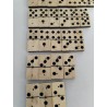 Jeu Dominos Ancien Double 6 Six Riveté Os Ébène 3 Rivets Jeux Anciens Domino