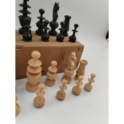 Ancien Jeux d'échecs style REGENCE Jeu Échec Reine 9 Old REGENCY chess set