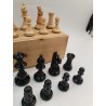 Ancien Jeu D'échecs Staunton Jeux Échec Billes De Verre Antique Chess Set Échecs