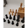 Jeux D'échecs Staunton Bois Verni Jeu Échec Échecs Chess Set Game Boite