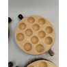 Lot De 6 Poêlons à escargots 12 trous Emile Henry 🗝️ 2512 Escargot Poêlon 