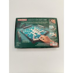 SCRABBLE CLASSIQUE Mattel Jeux De Société Jeu De Lettres Mots Plateau Luxe 