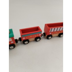 Lot Janod Circus Train N1 Bois Aimanté Jouet Circuit Thomas Hape Ikea
