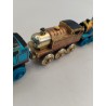 Lot De 4 Thomas Trains En Bois Aimanté Limited Édition Gold Paint Jeu Jouet...