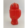 BOITE PLASTIQUE SOUFFLE  SMARTIES ROBOT Candy box Vintage 80 Publicité Bonbons 