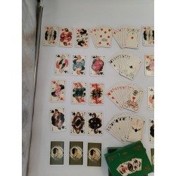 1979 Art Nouveau Bridge Canasta Altenburg Stralsunder Double Jeux De Cartes...