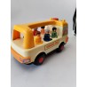 Playwell School Bus Jouet Vintage Look Fisher Price Forme Et Couleurs