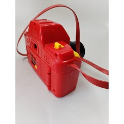 Tomy 1988 Appareil Photo Jouet Vintage Électronique Jeu  Flash Fun Caméra Rouge