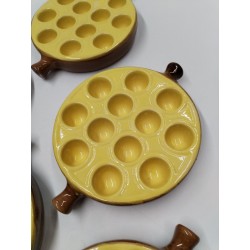 Lot 5 Poêlons La Bourguignonne Made In France Caquelons Escargots Émile Henry