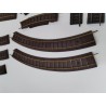 Lot De Rails Ancien Jouef Ho 622 628 Droit Courbe Aiguillage Montée Descentes