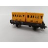 Trains Jouef Ho Wagon Marchandise Bailly SNCF Double Essieux 2 Containers