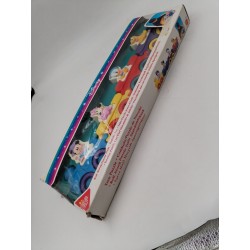 Disney Jouet Vintage Mattel Train Puzzle Jouet D'éveil Roll Along En Boîte