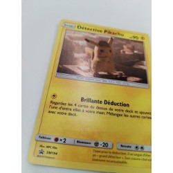Détective Pikachu Sm194 2019 Promo Carte Pokémon Full Art Holo Reverse Nintendo