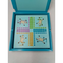 Coffret Jeux Bois Smir De France Jeu De L'oie Petits Chevaux