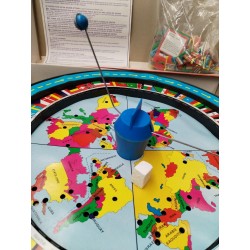 Vol 747 Scolarma 1979 Jeu De Société Jouet Course Autour Du Monde Voyage