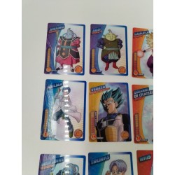 Lot Cartes Dragon Ballon Z Super Toei Animation Vegeta Trunks Tortue Géniale Jeu