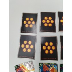 Lot 15 Cartes Dragon Ball Z Super Card Game Bandai Eveil Vœu Goku Vegeta Holo