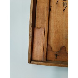 Grands Jeux Anciens Bagatelle Flipper De Table Bois Cloche Clouté Jeu