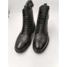 665 $ Roberto Cavalli Neuves 9.5 42,5 Boots Montantes A Lacets Noir 8399 RC