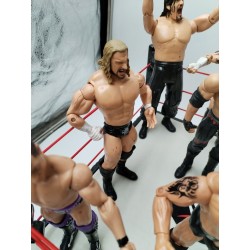 Lot Catcheurs Et Ring W Raw Wwe Mattel Batista Cena Jakks Catch Figurines Jouet 