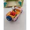 Stroumpfs 1983 Burago Jeep Cj-7 1103 Die Cast Métal Model 1/24 Smurfs Jouet 