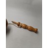 Grand Bilboquet Ancien Bois Tourné 32 Cm Jeu Jouet Jeux  Patience
