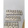 Jeu De Dominos Double 6 Os Et Ébène Riveté Boite Bois Jeux Anciens
