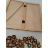 Jeux De Dames En Bois Sculpté Artisanal Jeu De Société Coffret Pliant