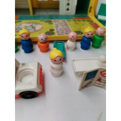 Children's Hospital Fisher Price 1976 Jouet Jeu Figurines Hôpital Enfants...