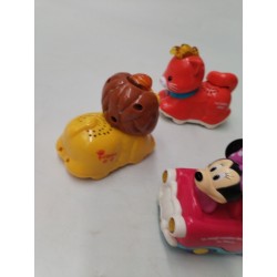 Lot De 4 Vtech Tut Tut Bolide Voitures Électroniques Figurines Jeu Jouet Animaux