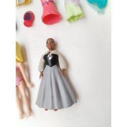 Lot Polly Pocket 1999 Mattel Boutique Polly's Poupée Accessoires Vêtements
