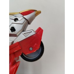 Power Rangers Wild Force Red Rider 2001 Bandai Transformers Jouet Moto Aigle