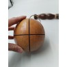 Beau Bilboquet Ancien Bois Tourné 30 Cm Jeux Anciens Jeu