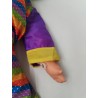 Grande Poupée Ancienne 70 Cm Peluche Clown Rigolo Multicolore Jouet Doudou