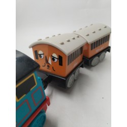 Tomy Trains 1998 Jouet Électronique Thomas Annie Clarabel Jeu Tchou Tchou