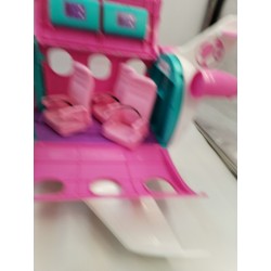 Barbie Avion de Rêve Rose pour Poupées Jouet Jeu Figurine Poupée Pink 