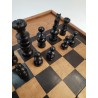 Coffret Bois Ancien Jeux D'échecs Regence Backgammon Tric Trac Jacquet Jeu